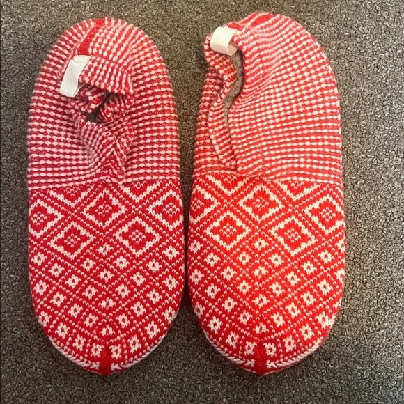 Anthropologie Bombas Diamond fairisle grippsocks size large NWOT - Picture 3 of 4